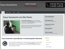 Tablet Screenshot of cacavazamentos.net